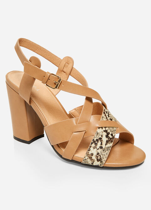 Sole Lift Strappy Wide Width Sandal, Tan image number 0