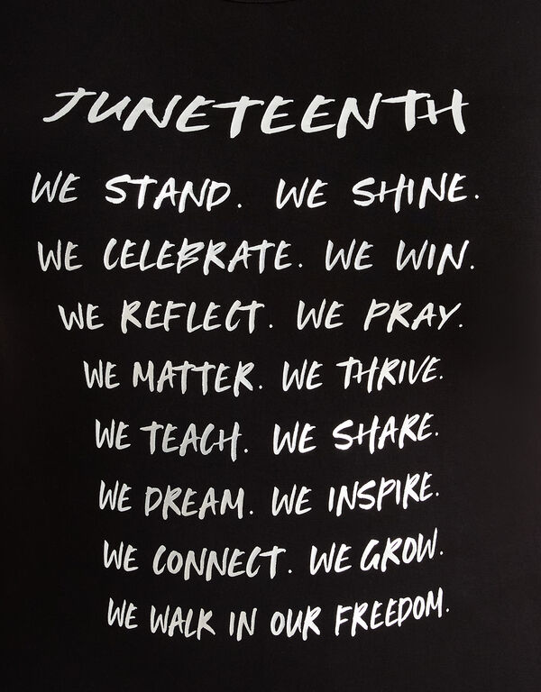 Juneteenth Statements Graphic Tee, Black image number 1