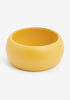 Faux Leather Bangle, Nugget Gold image number 0