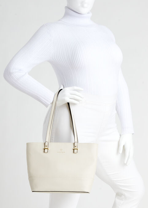 Nanette Lepore Brielle 2 in 1 Tote, Off White image number 3