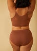 Front Close Smoothing Posture Bra, Chocolate Brown image number 4