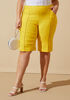 Power Twill High Rise Shorts, Maize image number 0