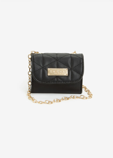 Bebe Camile Micro Fanny Pack, Black image number 0