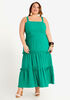 Tall Tiered Gauze Maxi Dress, ULTRA MARINE GREEN image number 0