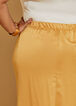 Satin Maxi Slip Skirt, Pale Gold image number 2
