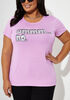 Ummm No Graphic Tee, LILAC image number 2