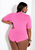 The Nina Bodysuit, Pink image number 3