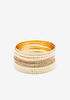 Pearl Gold Bracelet Set, Gold image number 0