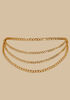 Gold Multi-Strand Chain Belt, Gold image number 1