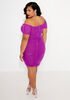 The Carina Bodycon Dress, Purple image number 1