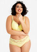 Scalloped Lace Hipster Panty, Lemon image number 2