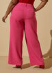 High Waist Wide Leg Trousers, Beetroot Purple image number 1