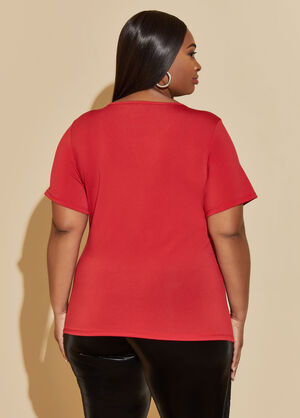 Everybody Prance Now Graphic Tee, Red image number 1