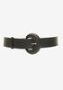 Oversize Faux Leather Pants Belt, Black image number 1