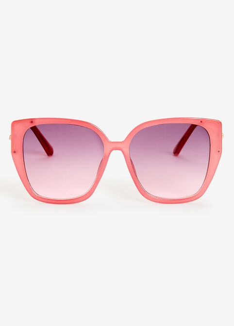 Oversized Cateye Sunglasses, Pink image number 0