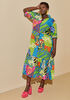 Abstract Print Midaxi Dress, Multi image number 3