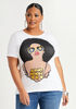 Juneteenth Necklace Graphic Tee, White image number 0