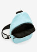 Blue Butterfly Crossbody Backpack, Citron Lime image number 1