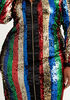 Striped Sequin Bodycon Dress, Multi image number 3