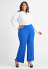 Cuffed High Rise Wide Leg Pants, Sodalite image number 2
