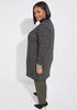 Geo Knitted Cardigan, Black image number 1