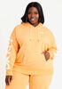 DKNY Sport Cotton Logo Hoodie, Marigold image number 0