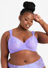 Lace Full Coverage Butterfly Bra, Purple image number 0