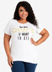 Be The Change Graphic Tee, White image number 0