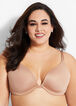 Smooth Contour Plunge T-Shirt Bra, Nude image number 0