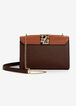 Animal Trim Convertible Clutch, Brown image number 1