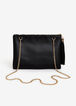 Pearl Embellished Convertible Bag, Black image number 1