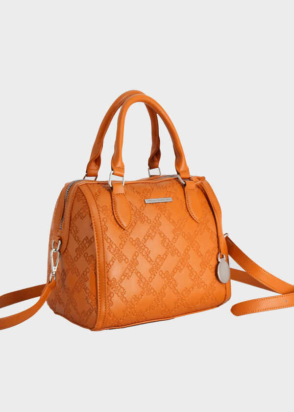 French Connection Iris Satchel, Cognac image number 5
