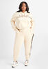 Bebe Sport Sequined Joggers, Ivory image number 2