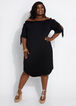 Plus Size Off The Shoulder Cotton Peasant Hi Low Sexy Summer Dress image number 0