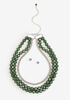 Beaded Necklace & Earrings Set, FAIRWAY image number 0