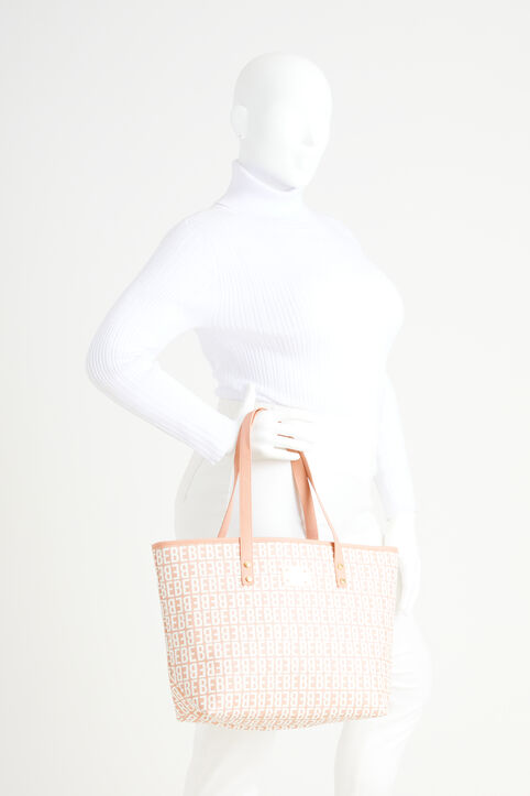 Bebe James Pouch And Tote Set, Light Pink image number 4