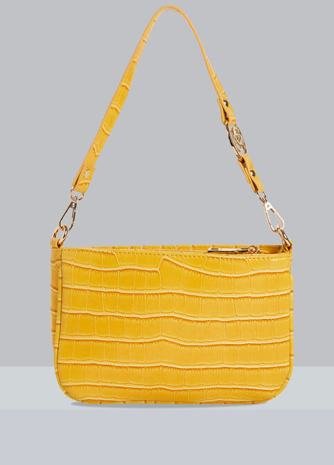 Bebe Tara Mini Shoulder Bag, Yellow image number 1