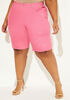 Distressed Denim Shorts, Fandango Pink image number 2