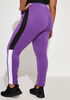 Seam Detailed Colorblock Pants, Purple Magic image number 1