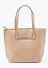London Fog Maille Faux Lizard Tote, Ivory image number 1