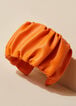 Scrunched Faux Leather Cuff, Exuberance image number 0