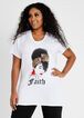 Faith Head Wrap Graphic Tee, White image number 0