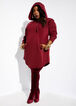 The Naija Dress, Burgundy image number 1