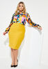 Power Twill Pencil Skirt, Nugget Gold image number 2