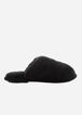 Isotoner Fuzzy Clog Slippers, Black image number 1