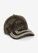 Iconic Studded Camo Baseball Hat, Olive image number 0