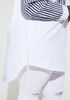 Striped Cotton Blend Shirt, White image number 3