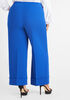 Cuffed High Rise Wide Leg Pants, Sodalite image number 1
