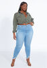 The Aria Skinny Jeans, Lt Sky Blue image number 0