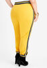 Striped Jersey Joggers, Nugget Gold image number 1